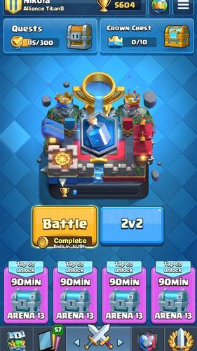 Master 3 Clash Royale Account