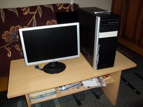 Intel dual core+monitor lcd 19inca