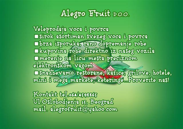 ALEGRO FRUIT
