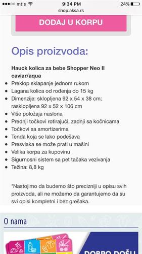 Nova HAUCK kolica