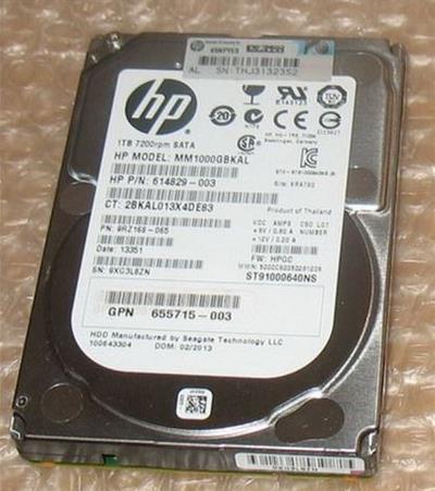 Nov HP 1TB 2.5" HotPlug Raid Edition 4