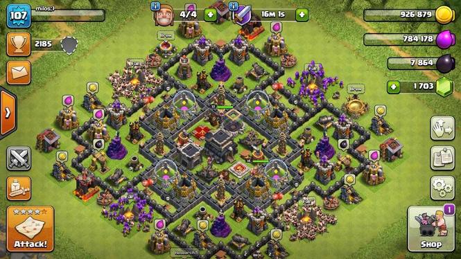 Account clash of clans