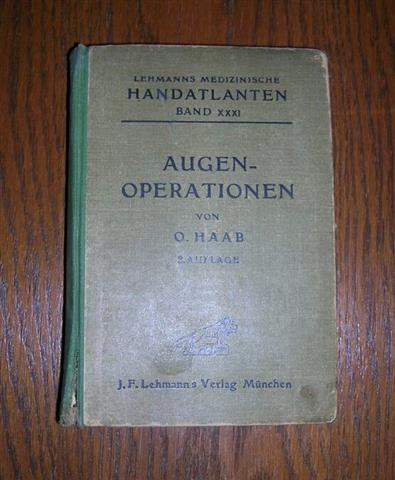 AUGENOPERATIONEN - Dr Otto Haab