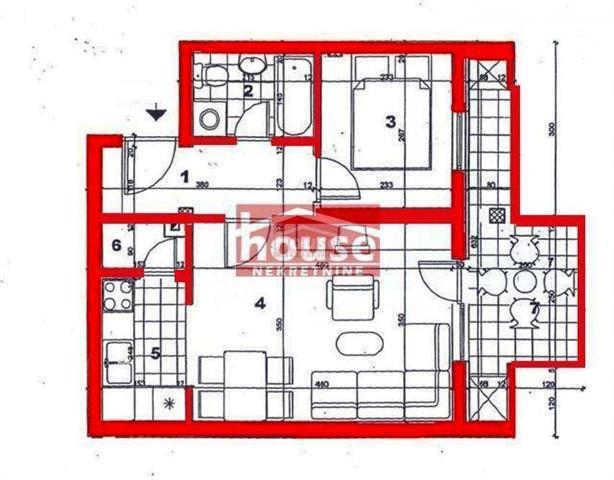 Stan 42m2 - Nova Detelinara