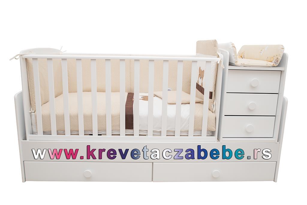 Krevetac-za-bebe-3u1-Lav-beli