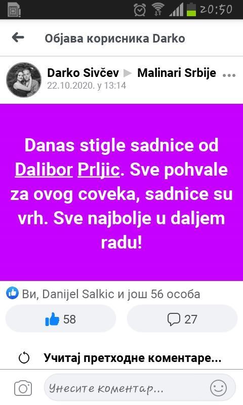 SADNICE-MALINE