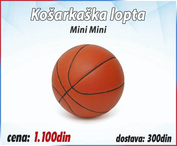 Gumena lopta košarkaška Mini Mini