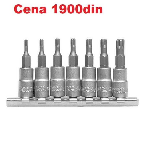 Set Torx TS10-TS40, 1/4, 7 kom