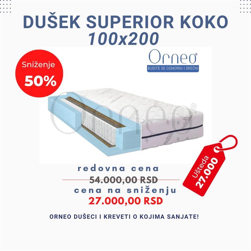 Dušek-Superior-koko-100x200