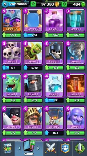 Clash royal account