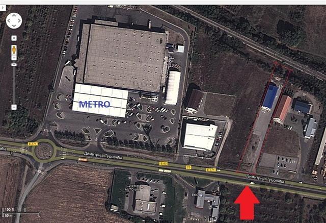 Plac sa objektom kod Metroa