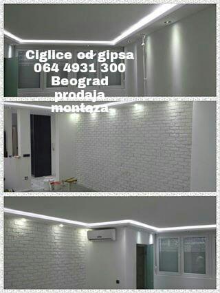 Dekorativne cigle od gipsa