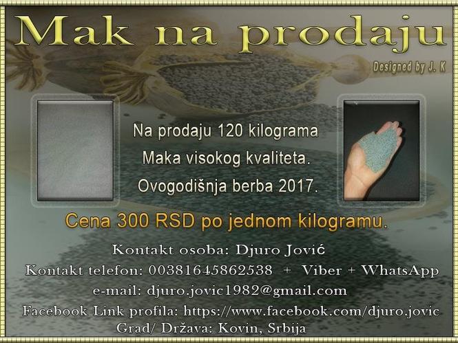 Mak na prodaju
