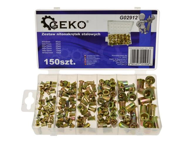 Set matice čelične M3-M10 150 kom