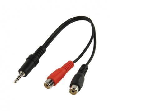 Audio-Adapter-3-5mm-2xRCA-Zenski-0-2m