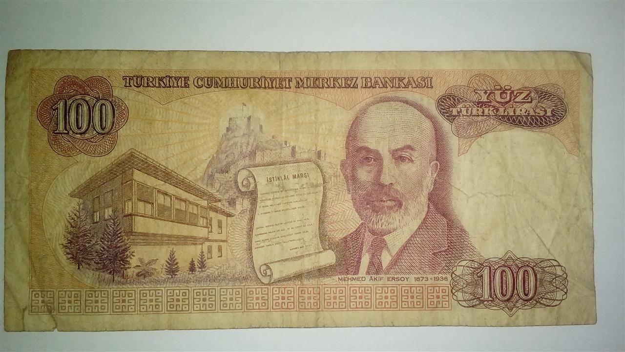 100-lira-1970----Turska