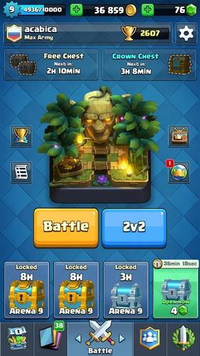 acc za Clash royal