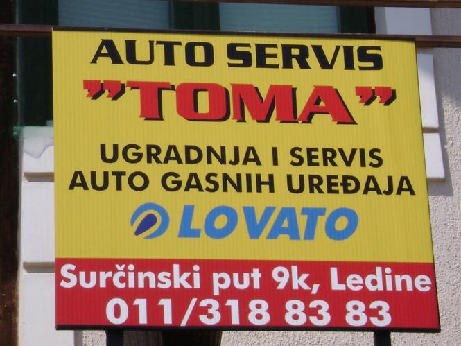 Auto gas servis Toma