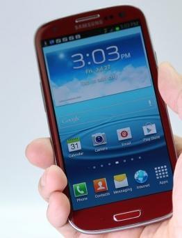 Samsung Galaxy S3 red