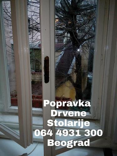 Popravka drvene stolarije.