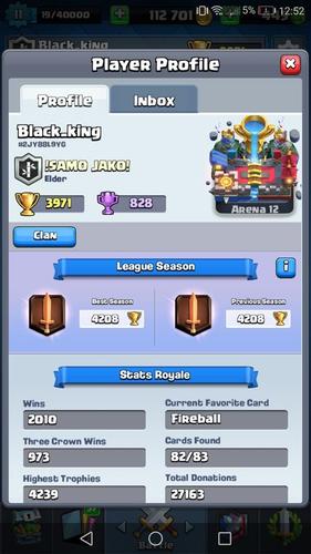 Clash royale acc