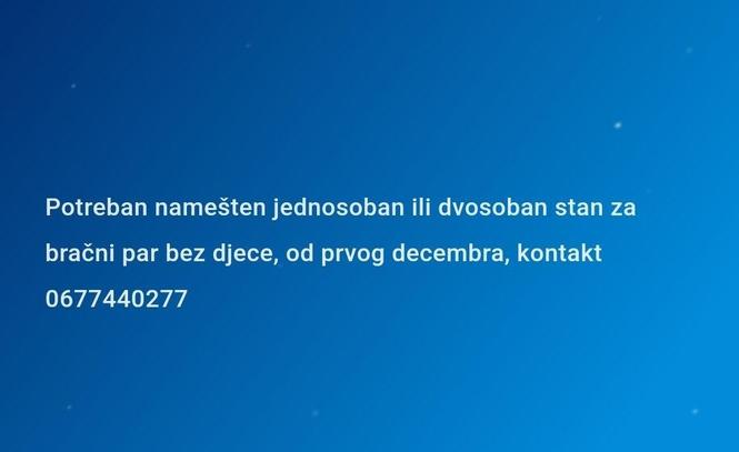 STAN ZA IZDAVANJE