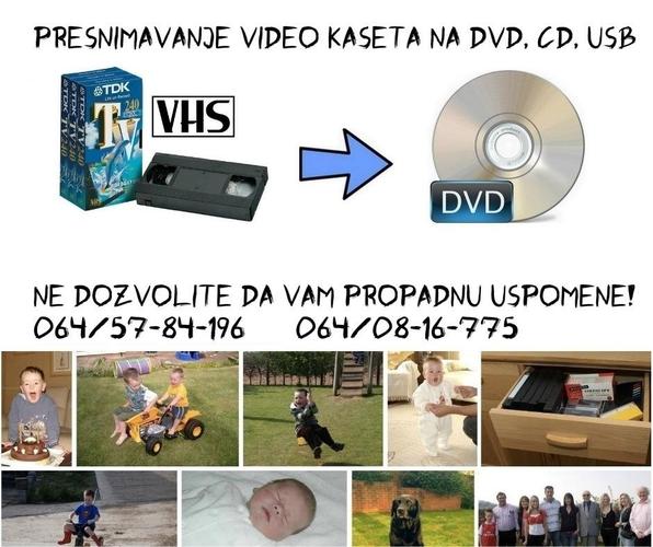 Presnimavanje VHS na DVD