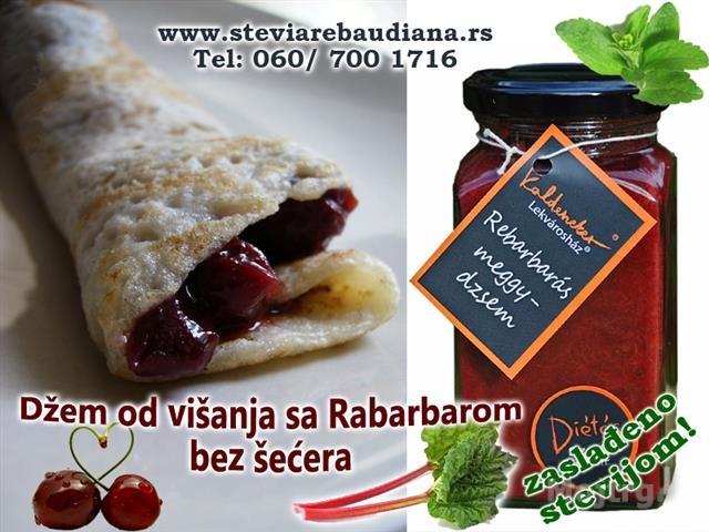 Dzem Od Visanja Sa Rabarbarom Bez Secera Subotica