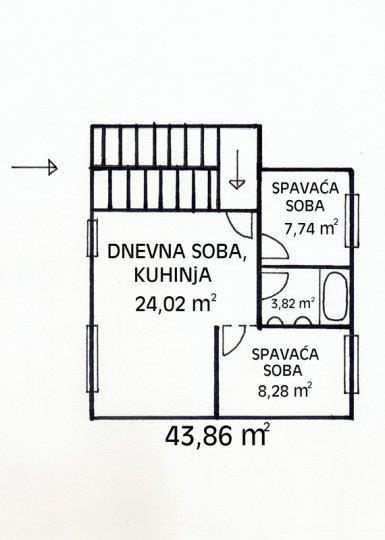 Novogradnja-stan-44m2-dvostrano-orijentisan-1sprat