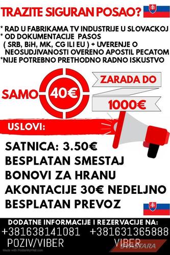 RADITE NA SIGURNO!