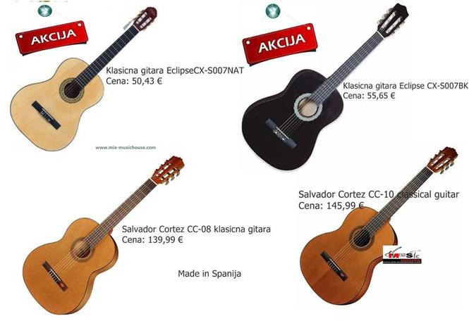 Klasicne gitare Eclipse,Salvador Cortez