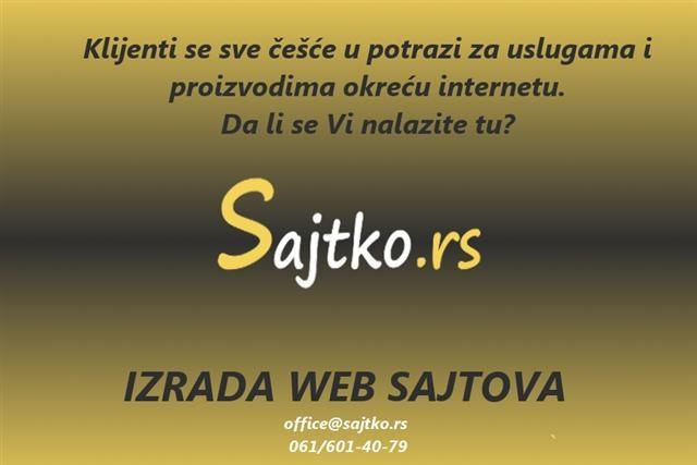 Izrada web sajtova!!! 