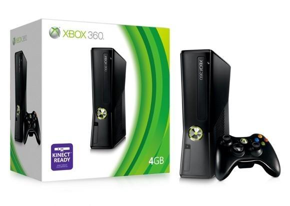 Xbox 360 slim,4Gb