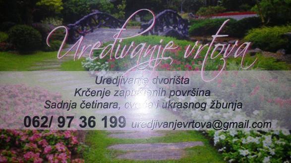 Uredjivanje,orezivanje,sadnja
