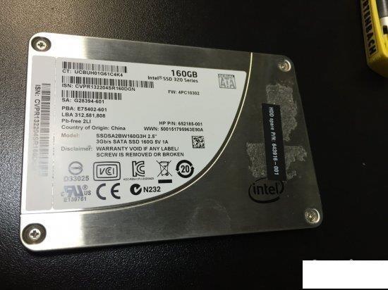 SSD Disk Intel 160GB 320Series