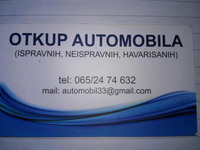OTKUP AUTOMOBILA! 