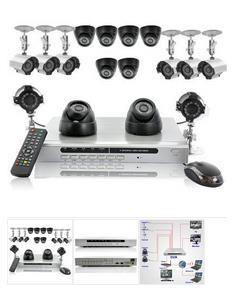 16 Camera Surveillance System - Hexa Set