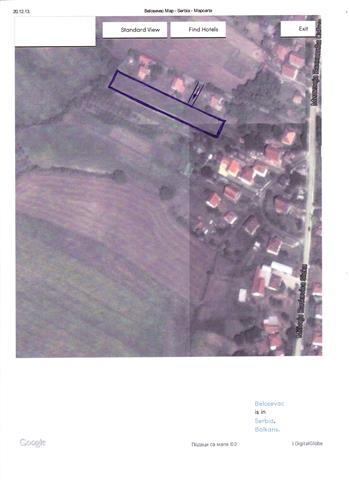 Plac u Kragujevcu, Belosevac 3km od centra