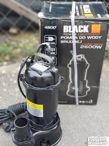 Potapajuca muljna pumpa Black 2600w