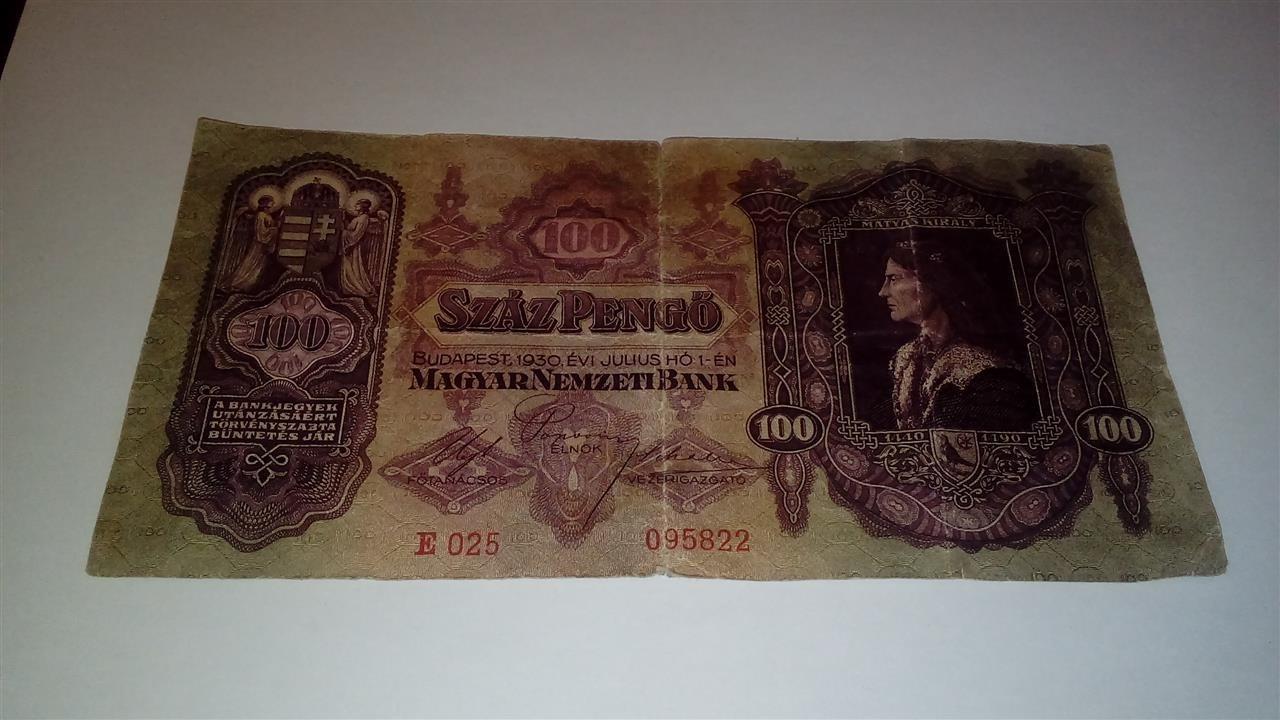 100-pengova-1930----Mađarska