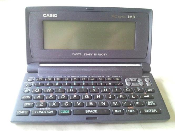 Casio digital diary