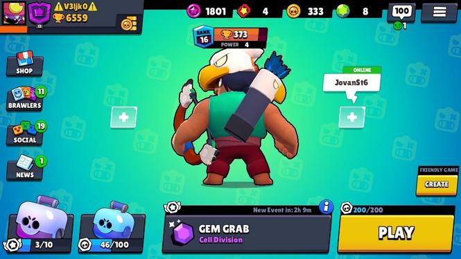Brawl stars nalog