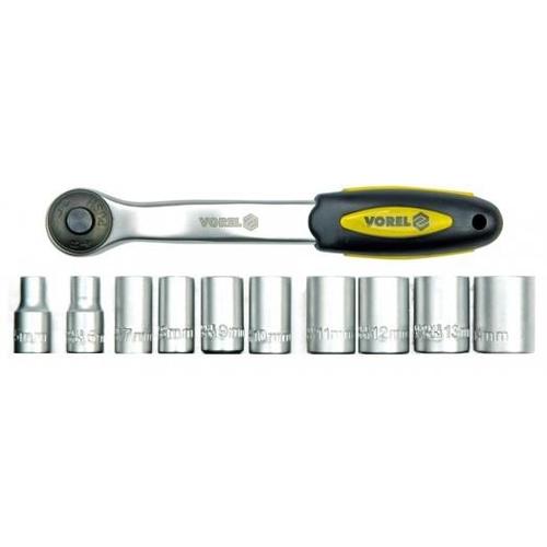 Set Gedora sa račnom 11 komada 1/4"