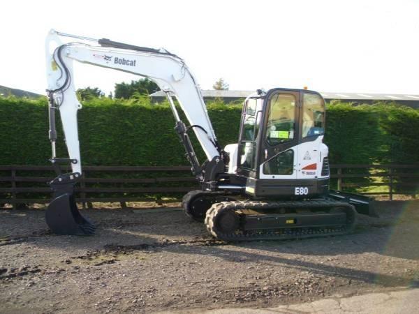 Bobcat E80  bager  -11
