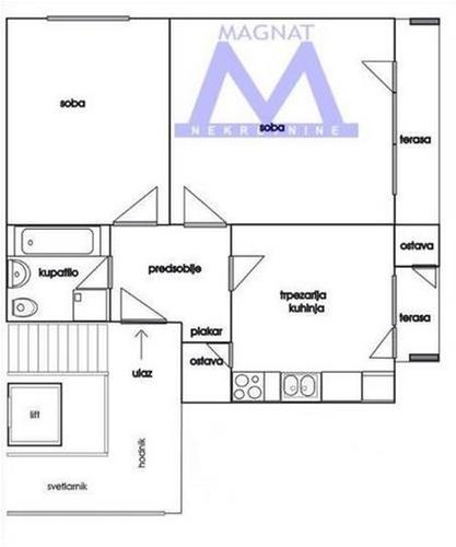 Stan od 60m2 u Novi Sad