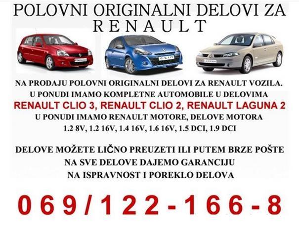 Polovni delovi za Renault Clio