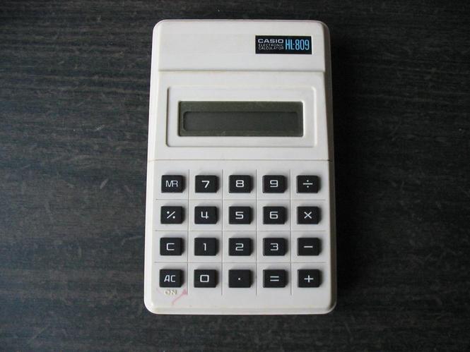 Casio electronic calculator HL-809