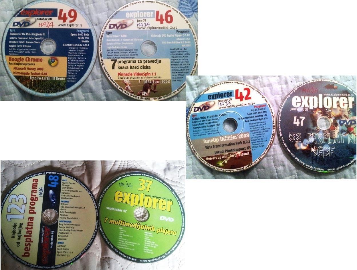 Explorer-diskovi-razni-programi-