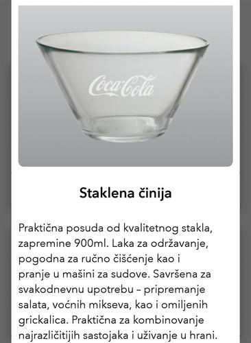 COCA-COLA STAKLENA CINIJA