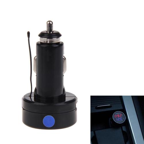 AUTO VOLTMETAR TERMOMETAR PLAVI